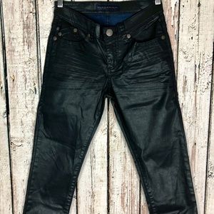 Rock & Republic Berlin R010131 Coated Black Jeans